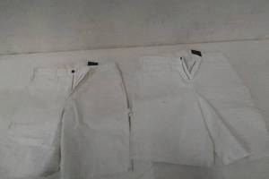lot 739 image: Dickies Mens White 10 Relaxed Fit Utlity Painters Shorts Size 34 - 2 Pairs