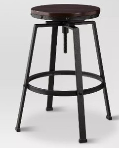 lot 760 image: Lewiston Adjustable Swivel Barstool - Threshold