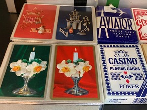 Vintage Playing Cards and Poker Chips