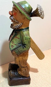 Carved Wooden Nut Cracker Figurine