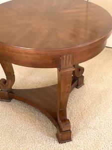 Vintage Round Accent Table