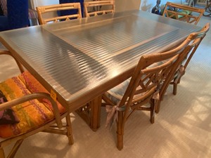 Vintage Dining Room Table and Chairs