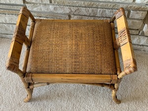 Rattan Decorative Bench