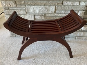 Decorative Curved Bench