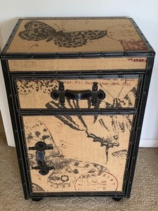 Fun Light Weight Decorative Cabinet with Butterfly Design