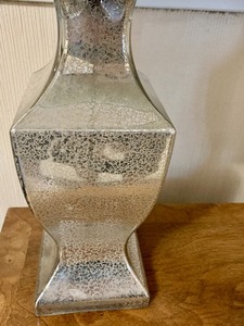 Pair of Decorative Silver Table Lamps