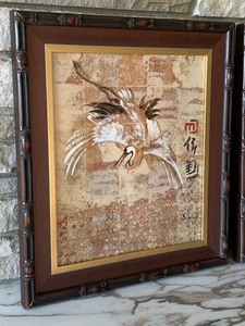 Pair of Asian Inspired Prints in Beautiful Frames