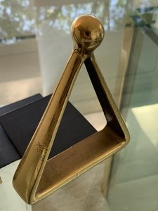 Pair of Brass Vintage Bookends by Jenfred Ware