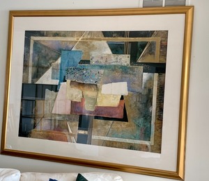 Very Large Framed Abstract ArtPrint