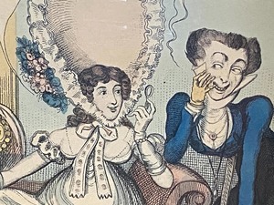 RARE Copperplate Engraving from The English Humor (1814)