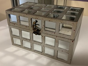 Two Decorative Mirrored Boxes