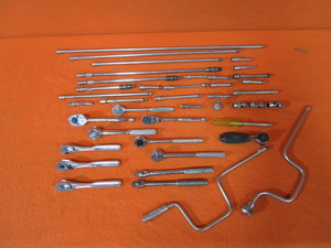 lot 49 image: 38 Ratchets, Extensions, Breaker Bars