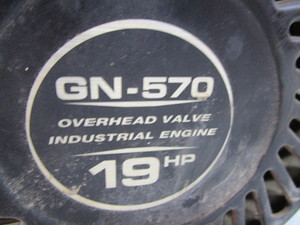 lot 11-B image: 19 hp Briggs & Stratton GN-570 Motor