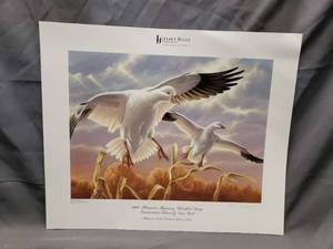 lot 4 image: 2008 Minnesota Migratory Waterfowl Stamp Conservation Edition by Sara Stack