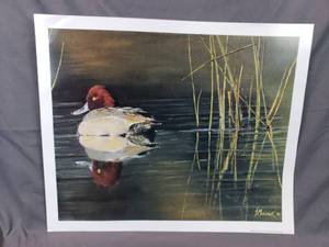 lot 7 image: Duck Print by S. Mosiniak from 1996