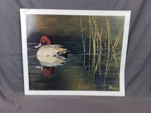 lot 6 image: Duck Print by S. Mosiniak from 1996