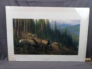 lot 13 image: Athabasca River Battle by Michael Sieve Number 418850