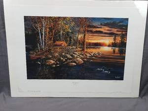 lot 23 image: Wake-Up Call by Jim Hansel Artists Proof Number 220248