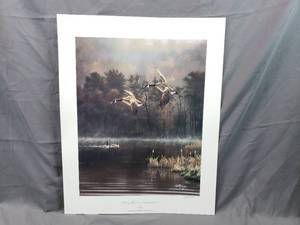 lot 24 image: Misty Morning Companions by Rick Kelley Number 4211500