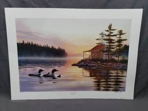 lot 26 image: Season of Peace by Rick Kelley Artist Proof Number 79250