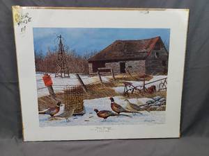 lot 34 image: Winter Banquet by Robert E. Hinton Number 352500