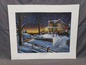 lot 39 image: Christmas Memory by Ron Iverson