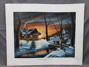 lot 70 image: Dashing Through the Snow by Ron Iverson