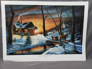 lot 80 image: Dashing Through the Snow by Ron Iverson