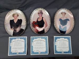 lot 93 image: Princess Dianna Collector Plates