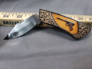 lot 94 image: Franklin Mint Colt 1915 .22 Target Collector Knife