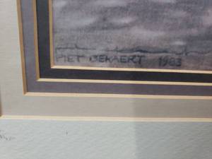 lot 98 image: Piet Bekaert 1983 Plants Against Two Windows