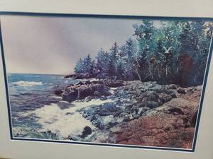 lot 114 image: Rugged Shore by Gary Spetz