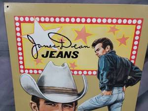 lot 121 image: James Dean Metal Sign