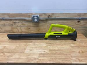 lot 22 image: RYOBI 90 MPH 200 CFM ONE 18-Volt Lithium-Ion Cordless Leaf BlowerSweeper (Tool Only)