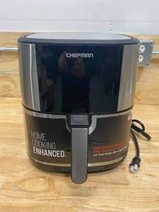 lot 31 image: CHEFMAN 8qt Digital Air Fryer - Silver