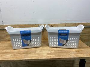 lot 44 image: FRIGIDAIRE Lot of 2-  SpaceWise Deep Freezer Baskets