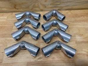 lot 47 image: HOLLAENDER Lot of 8-  Structural Pipe Fittings, Fitting Type Adjustable Elbow