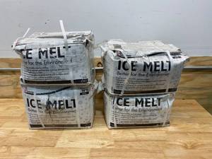 lot 60 image: SKILCRAFT Lot of 4-  Ice Melt, 40 lb Bags