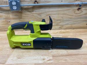 lot 68 image: RYOBI P5452 One 8 18 Volt 18V Lithium-Ion Battery Pruning Chainsaw (Tool-Only)