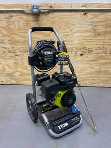 lot 74 image: RYOBI 3,200 PSI 2.5 GPM 212 cc Gas Pressure Washer