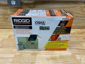 lot 84 image: RIDGID OSHA Compatible Kit with HEPA Level Filtration and Cyclonic Dust Bags for Select 12 -16 Gal. WetDry Shop Vacuums