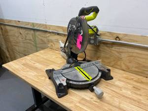 lot 81 image: RYOBI 10 in. Compound Miter Saw with LED