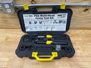 lot 107 image: APOLLO Multi-Head PEX Crimp Tool Kit