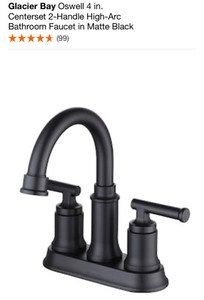 lot 31 image: ASSORTED GLACIER BAY BATHROOM FAUCETS. VARIOUS CONDITIONS. SEE PICTURES