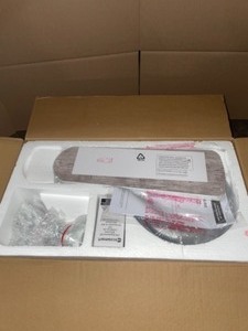lot 35 image: UNBRANDED TRICE 44 IN. LED MATTE WHITE CEILING FAN. SEE PICTURES