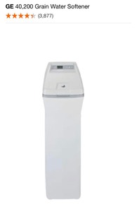 lot 70 image: GE 40,200 GRAIN WATER SOFTENER. SEE PICTURES