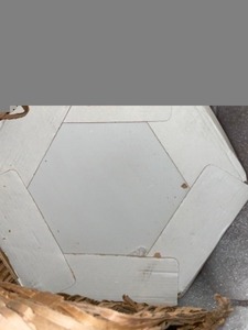 lot 75 image: IVY HILL TILE MASTER HEX WHITE 10.2 IN. X 11.4 IN. MATTE PORCELAIN FLOOR AND WALL TILE (10.76 SQ. FT.  CASE). SEE PICTURES