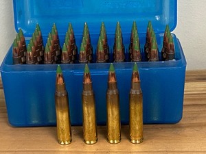 (50) Rounds Winchester M855 Green Tip