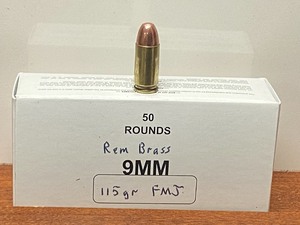 lot 255 image: (50) Rounds Of  9mm-Luger -- 115gra...