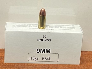 lot 263 image: (50) Rounds Of  9mm-Luger -- 115gra...
